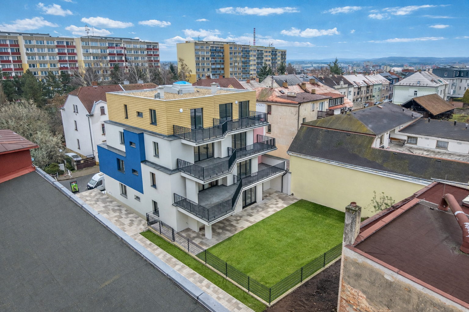 Novostavba bytového domu - HUSOVA MB